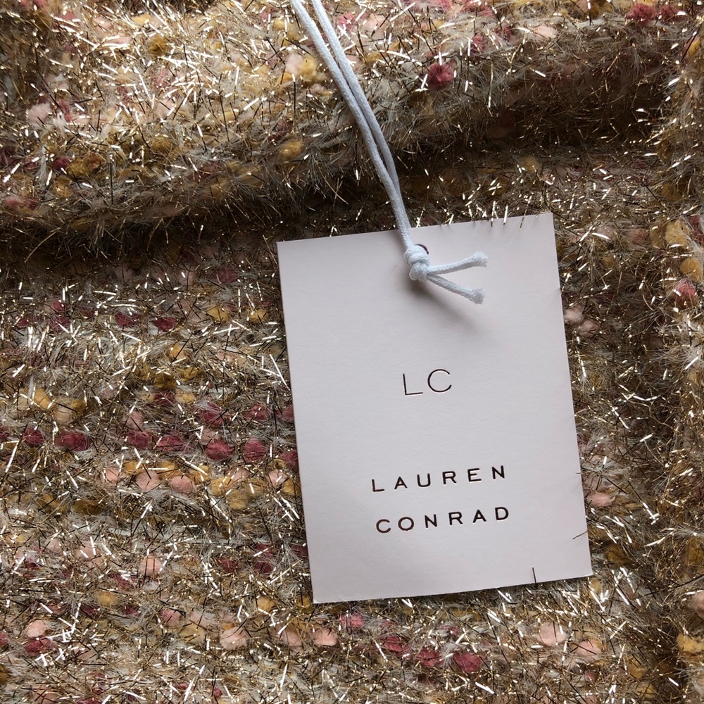 LC Lauren Conrad Popo striped crew neck sweater - Picture 4 of 5